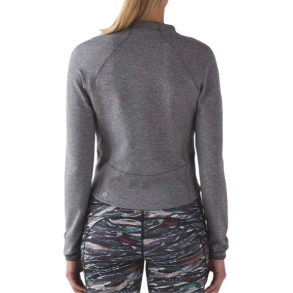 Lululemon Athletica Womens Hill And Valley Mock Neck Pullover Size 12 - Picture 4 of 10